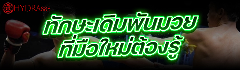 ทักษะเดิมพันมวย